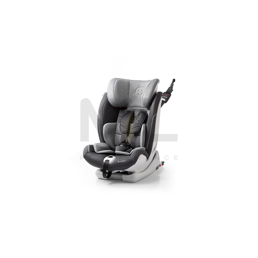 MORE 8435593700044 Child car seat with Isofix, Group 1 / 2 / 3, 9-36 kg, 3-point harness, Grey, multi-group