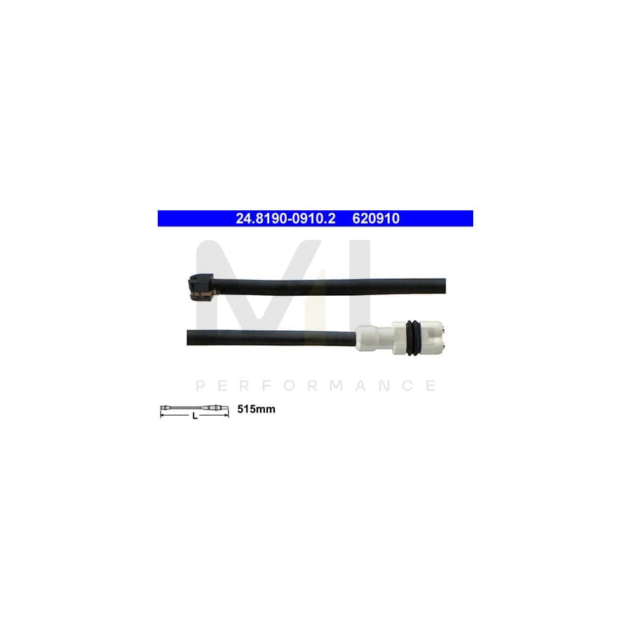 ATE 24.8190-0910.2 Brake pad wear sensor for PORSCHE 928 Coupe