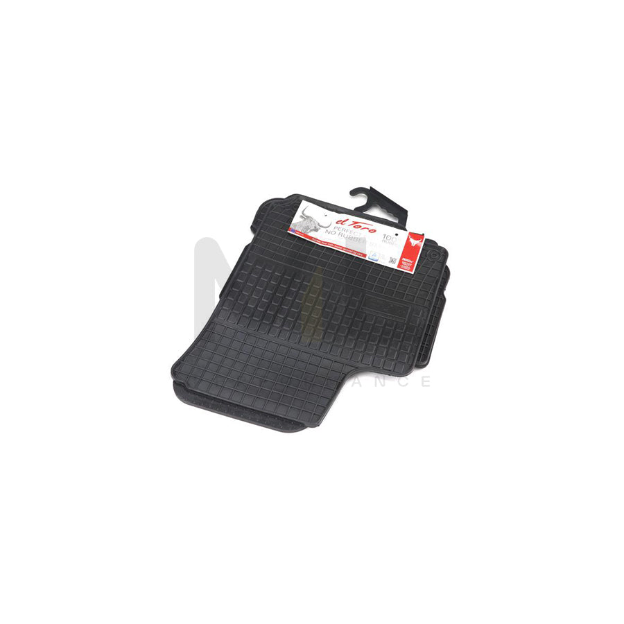 FROGUM Tailored 0012 Floor mat set Elastomer, Front and Rear, Quantity: 4, Black, (LHD)