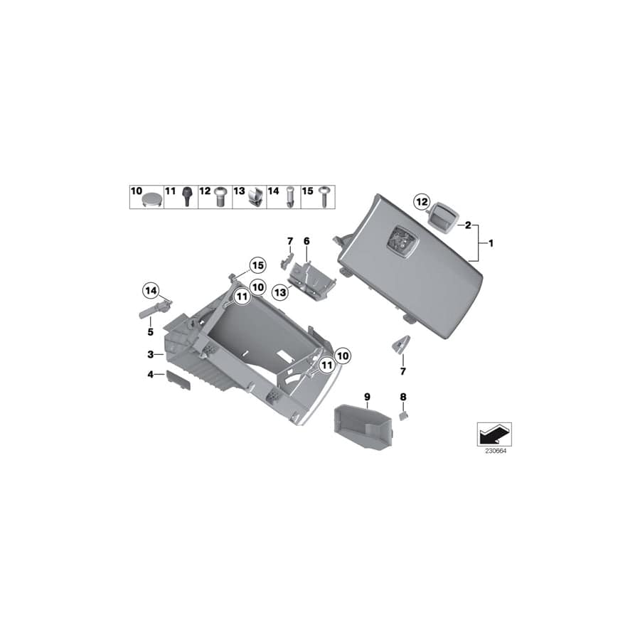 Genuine BMW 51169143938 F01 F03 Detent Bushing, Right Left hand drive (Inc. 750LiX 4.0, 760LiS & 750Li)