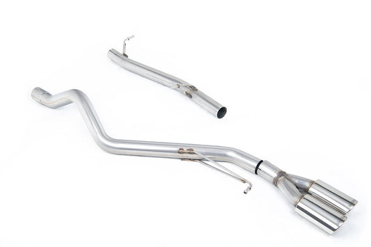 MillTek SSXVW575 Volkswagen Transporter \ Caravelle Particulate Filter-back Non-Resonated with Twin Polished Ovals