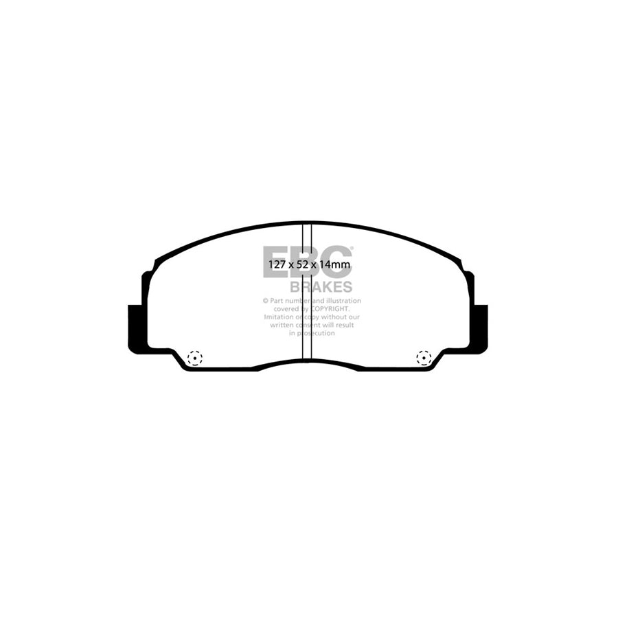 EBC DP799 Bertone Daihatsu Ultimax Front Brake Pads 2 | ML Performance UK Car Parts