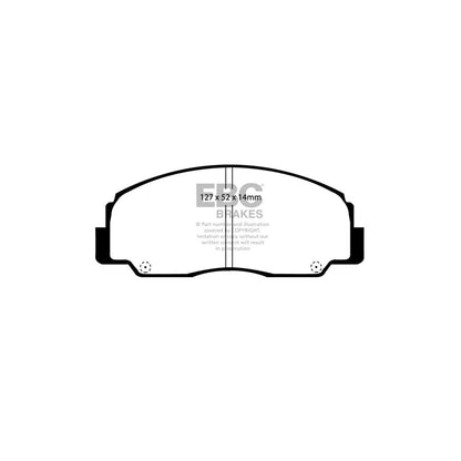 EBC DP799 Bertone Daihatsu Ultimax Front Brake Pads 2 | ML Performance UK Car Parts