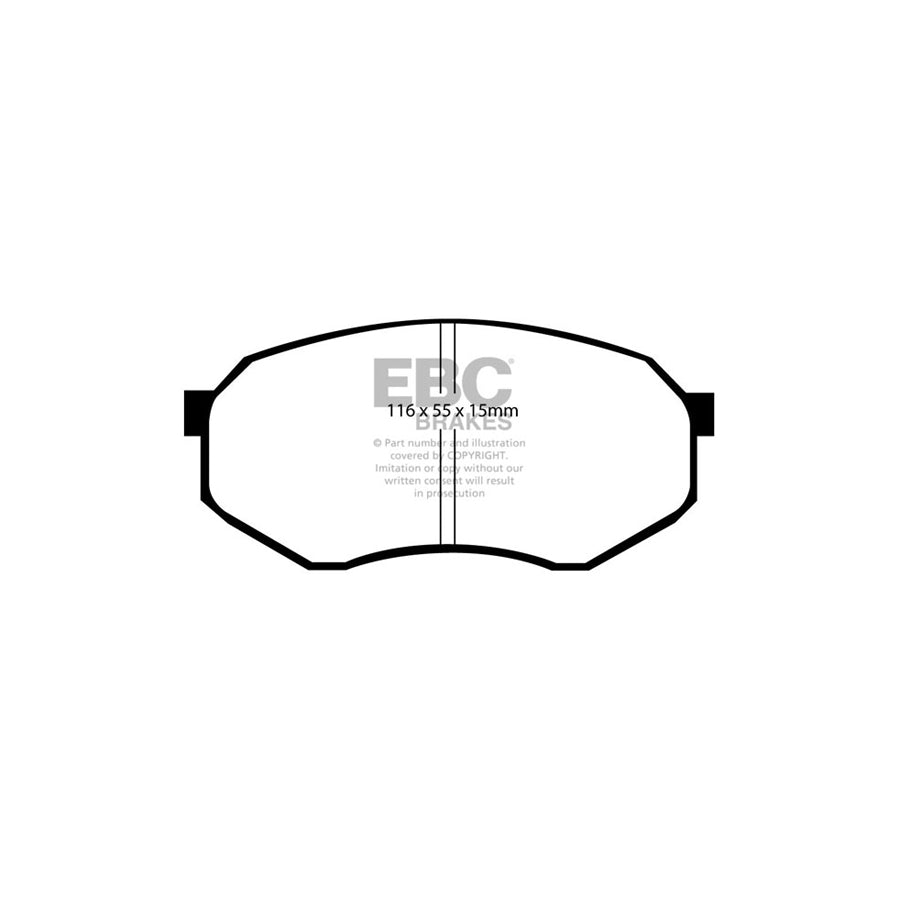 EBC DP730 Mazda 929 Ultimax Front Brake Pads - Akebono Caliper 2 | ML Performance UK Car Parts