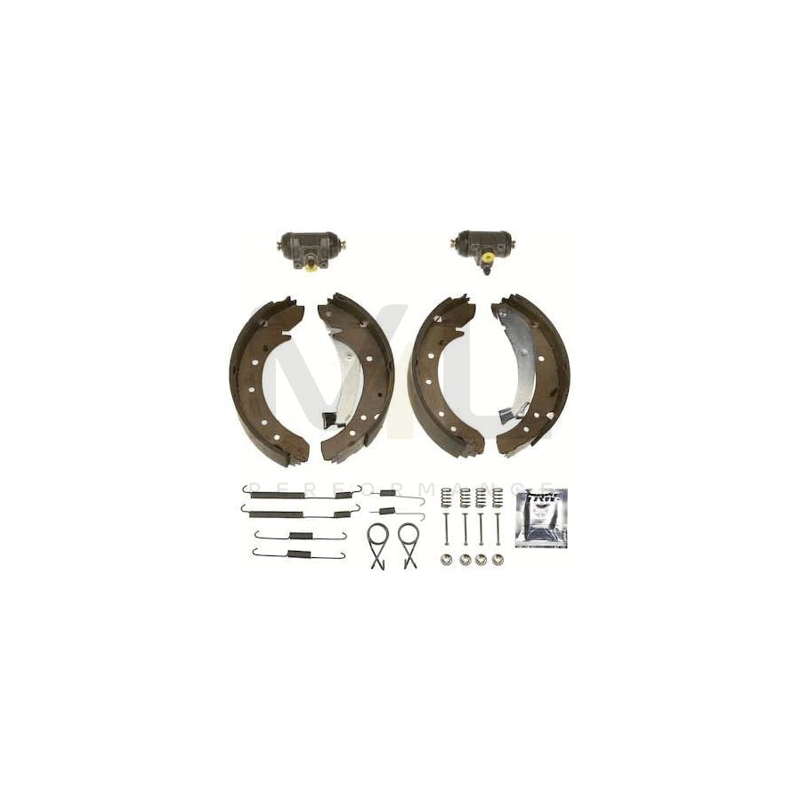 TRW BK1221 Brake Shoe Set with wheel brake cylinder, Brake Kit