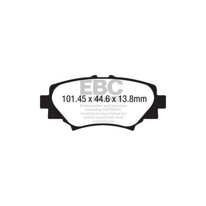 EBC DPX2186 Mazda 3 Ultimax Rear Brake Pads 2 | ML Performance UK Car Parts