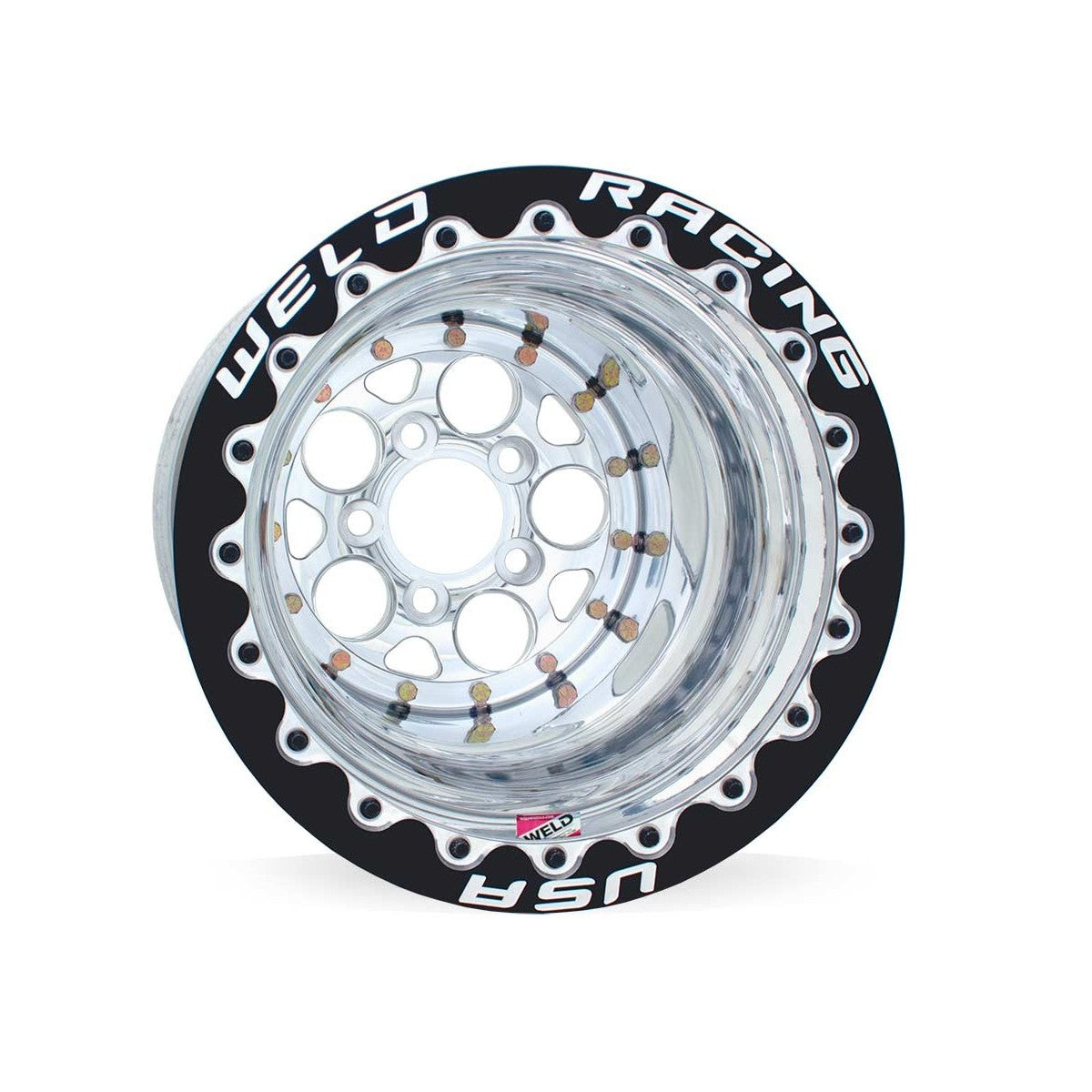 Weld 86P512210F Magnum Wheel 15x12 5x4.5 ET-38 BS5 Polished Center - Polished Shell