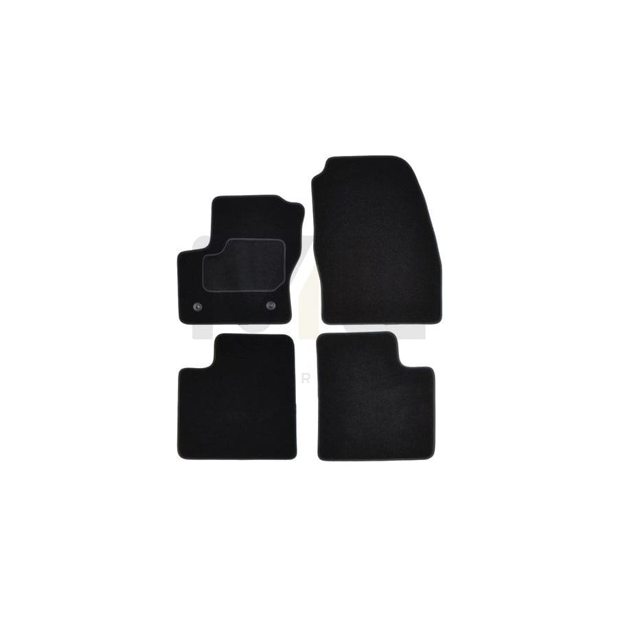 MAMMOOTH Tailored A041 FOR155 PRM 01 Floor mat set for FORD C-Max II (DXA/CB7, DXA/CEU) Textile, Front and Rear, Quantity: 4, Black
