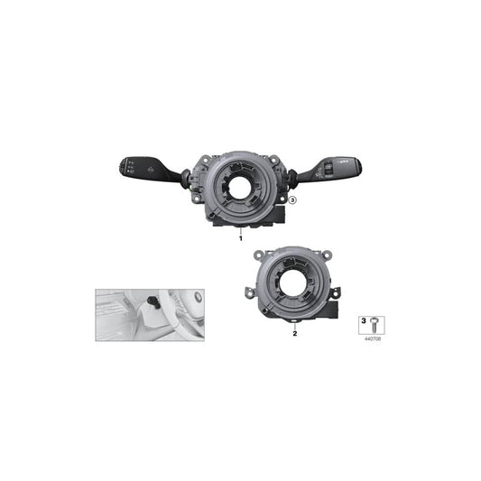 Genuine BMW 61319472550 G11 G29 G12 Switch Unit Steering Column (Inc. M235iX, 750iX & 228iX)