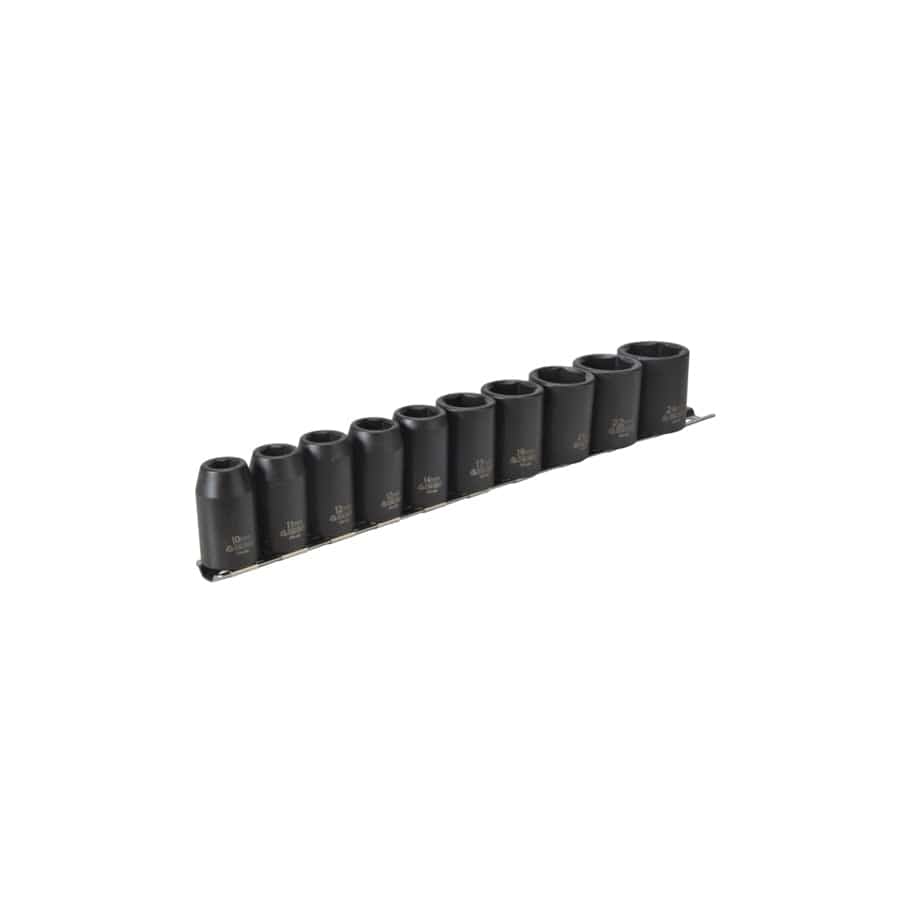 Teng TEN9121 1/2in Drive 9121 Impact Socket Set, 10 Piece