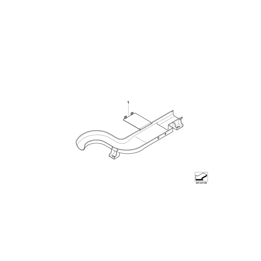 Genuine BMW 61136942907 E85 Wiring Duct, Seat Cross Member (Inc. Z4 2.5i, Z4 M3.2 & Z4 3.0i)