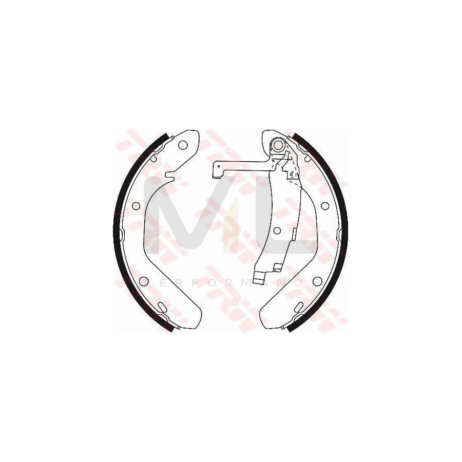 TRW GS8250 Brake Shoe Set