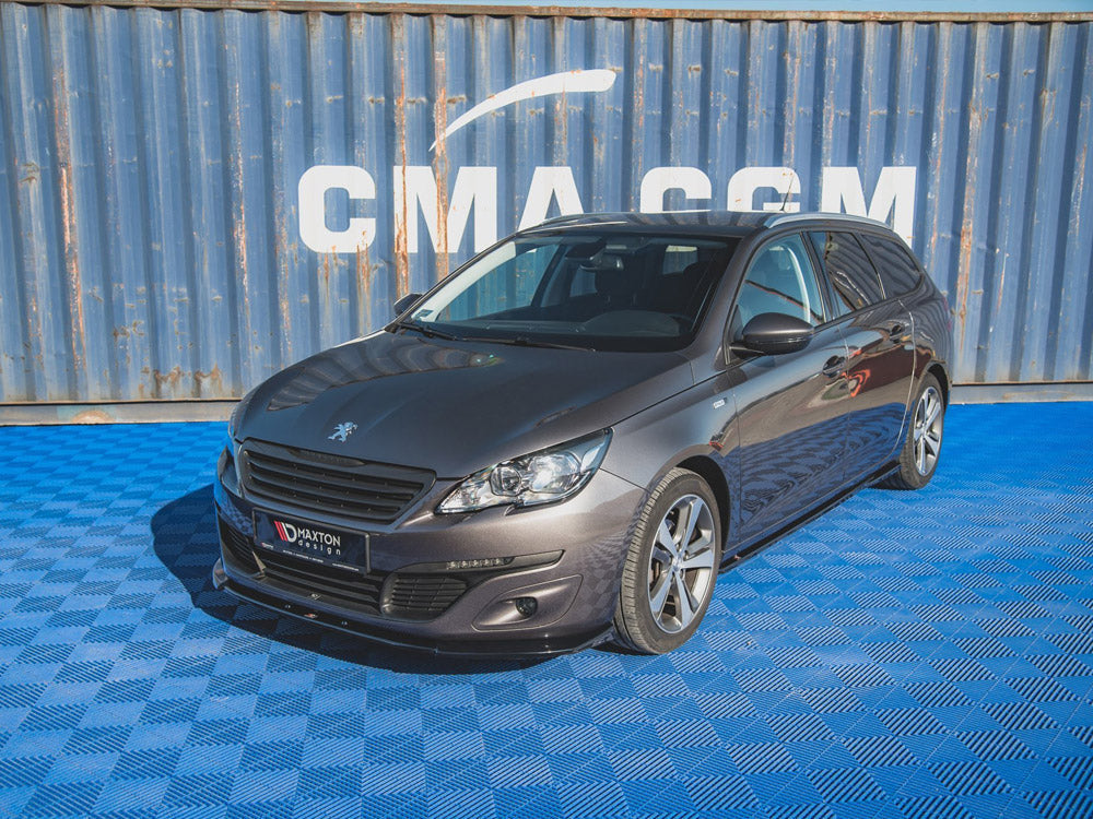 Maxton Design Peugeot 308 MK2 Facelift (2017-) Front Splitter V2
