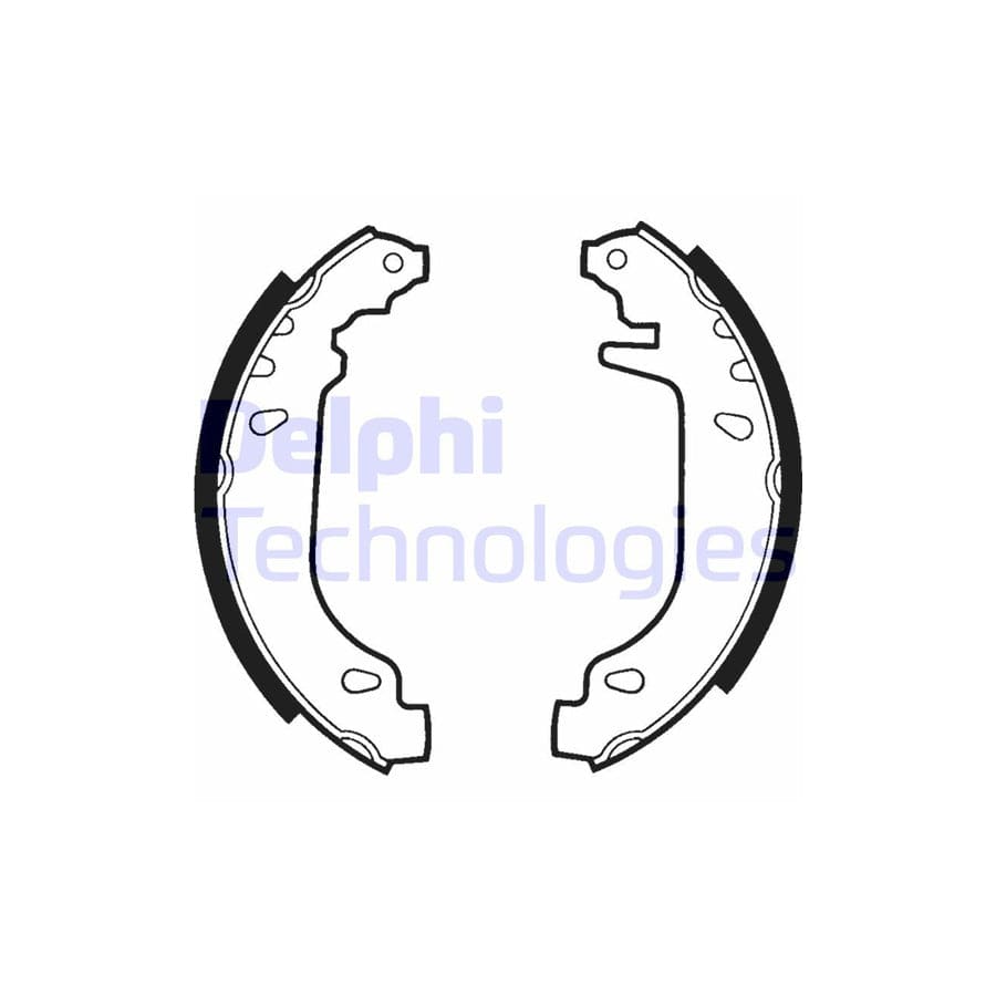 Delphi Ls1404 Brake Shoe Set