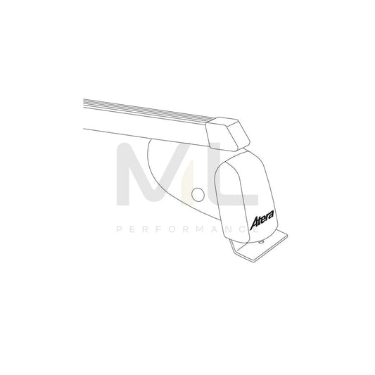 Atera Signo 044125 Roof bars for cars without rails, 110 cm, 100 kg, Steel