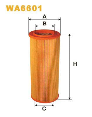 WIX Filters WA6601 Air Filter For Saab 9000