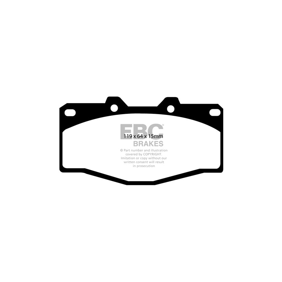 EBC DP797 Toyota Hi-Lux Ultimax Front Brake Pads 2 | ML Performance UK Car Parts