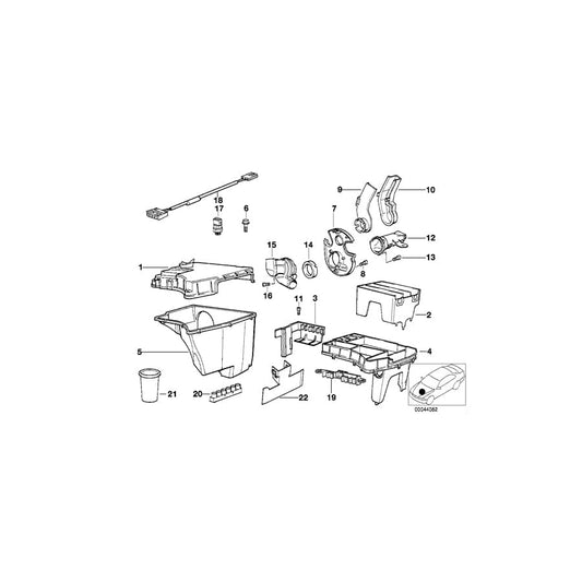 Genuine BMW 12521737858 E38 Starconnector (Inc. 750i, 750iLP & L7)