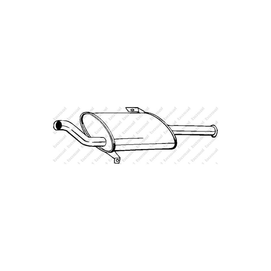 Bosal 145-031 Rear Silencer for Nissan Sunny