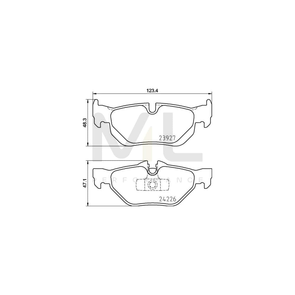 brembo-p-06-105-brake-pad-set-with-piston-clip