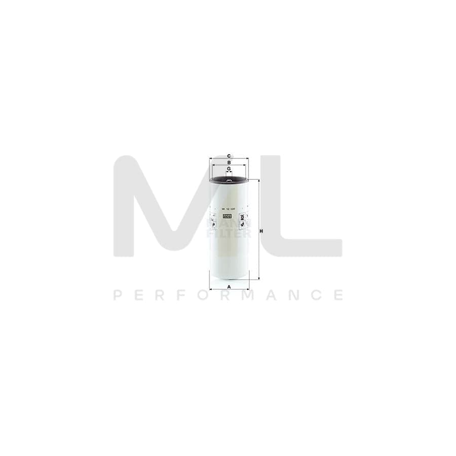 MANN-FILTER WK 12 020 Fuel filter Spin-on Filter