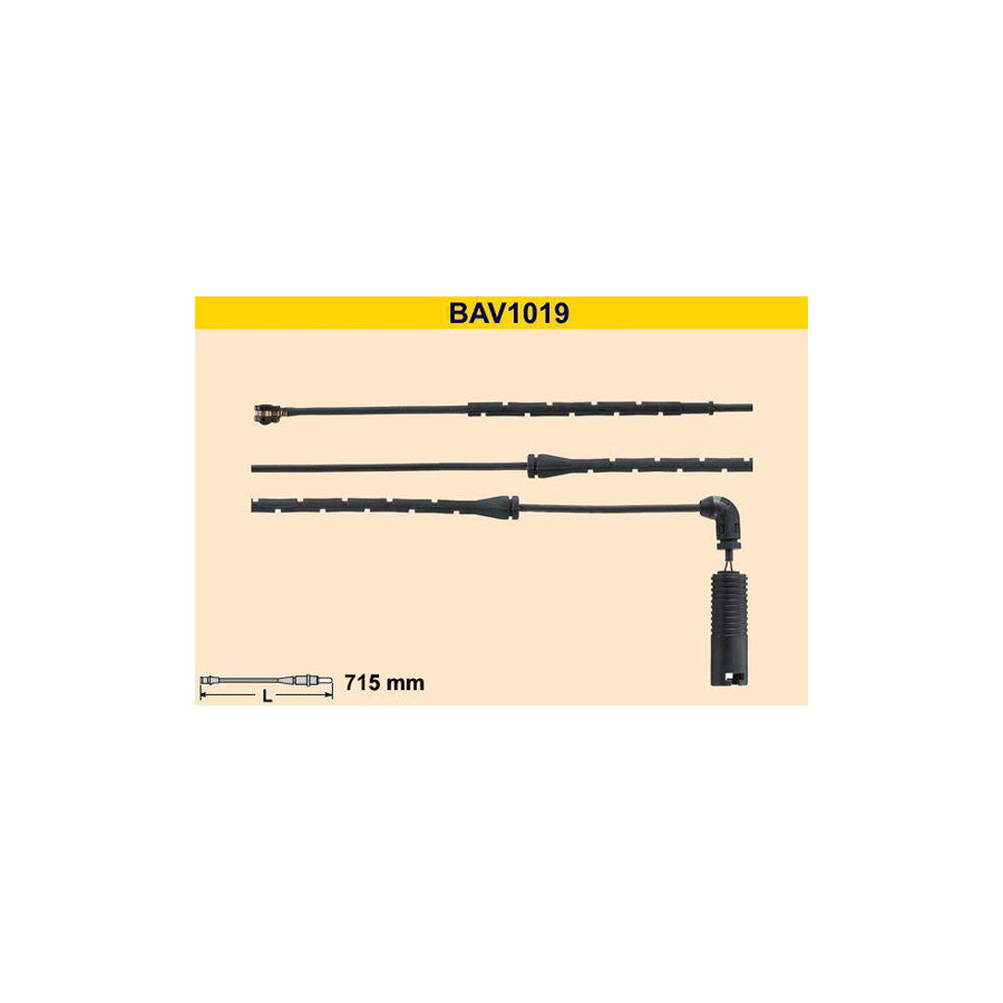 Barum Bav1019 Brake Pad Wear Sensor for BMW X5 (E53)