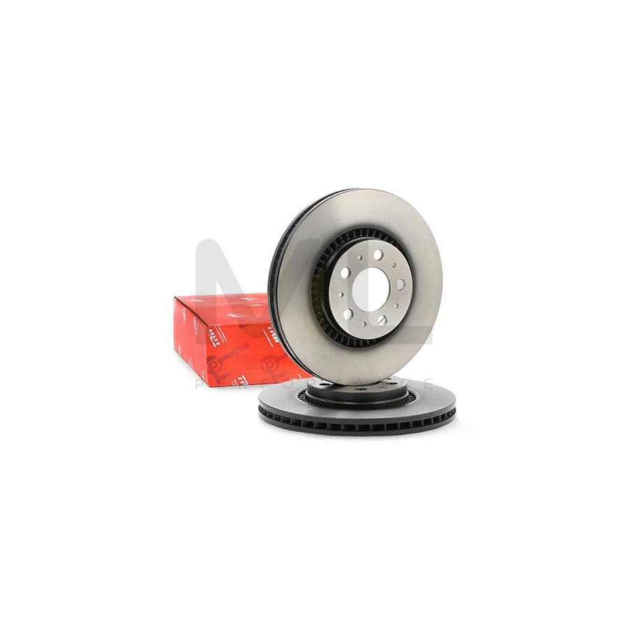 TRW DF4053S Brake Disc Vented, Painted  - 1 piece