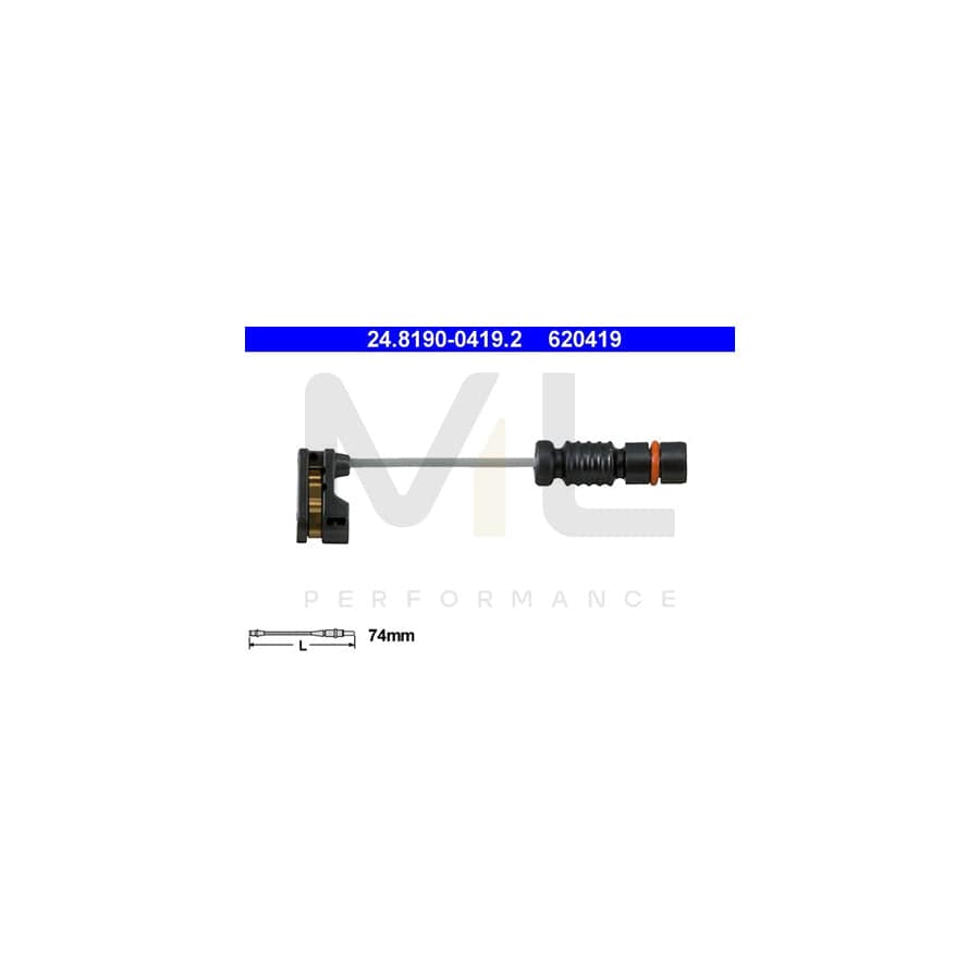 ATE 24.8190-0419.2 Brake pad wear sensor