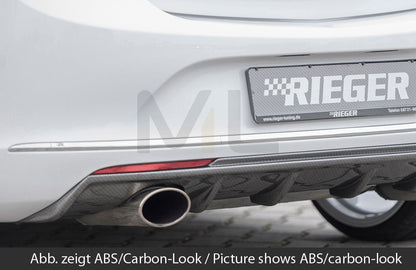 Rieger 00088065 Opel Astra J Rear Diffuser 4 | ML Performance UK Car Parts