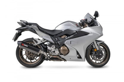 Scorpion RHA168CEO Honda VFR800 F Serket Parallel Slip-On - Carbon Fibre Sleeve | ML Performance UK UK