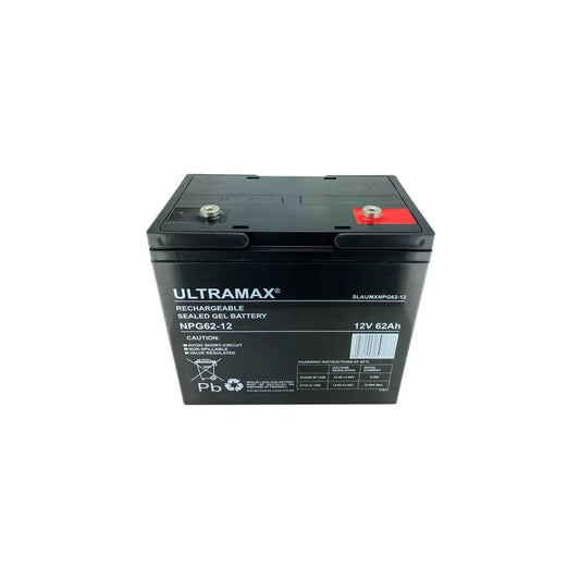 SLA Ultramax NP62-12 GEL VRLA Battery x1
