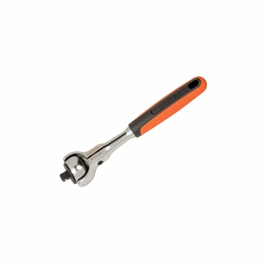 Bahco BAH812014 Swivel Head Ratchet 1/4in Drive