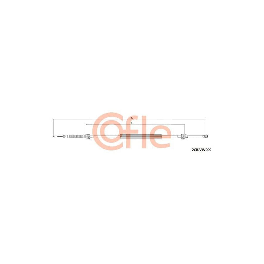 Cofle 2Cb.Vk009 Cable, Manual Transmission for VW Caddy