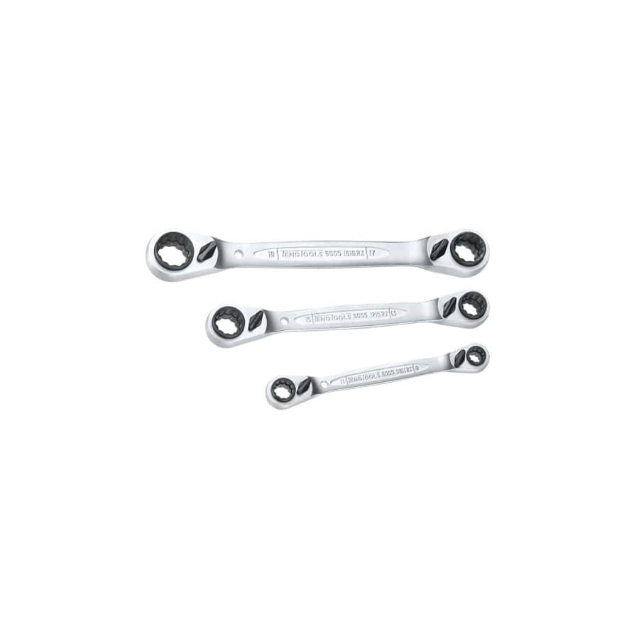 Teng TEN6503RX Multi Ratchet Ring Spanner Set of 3 8-19mm