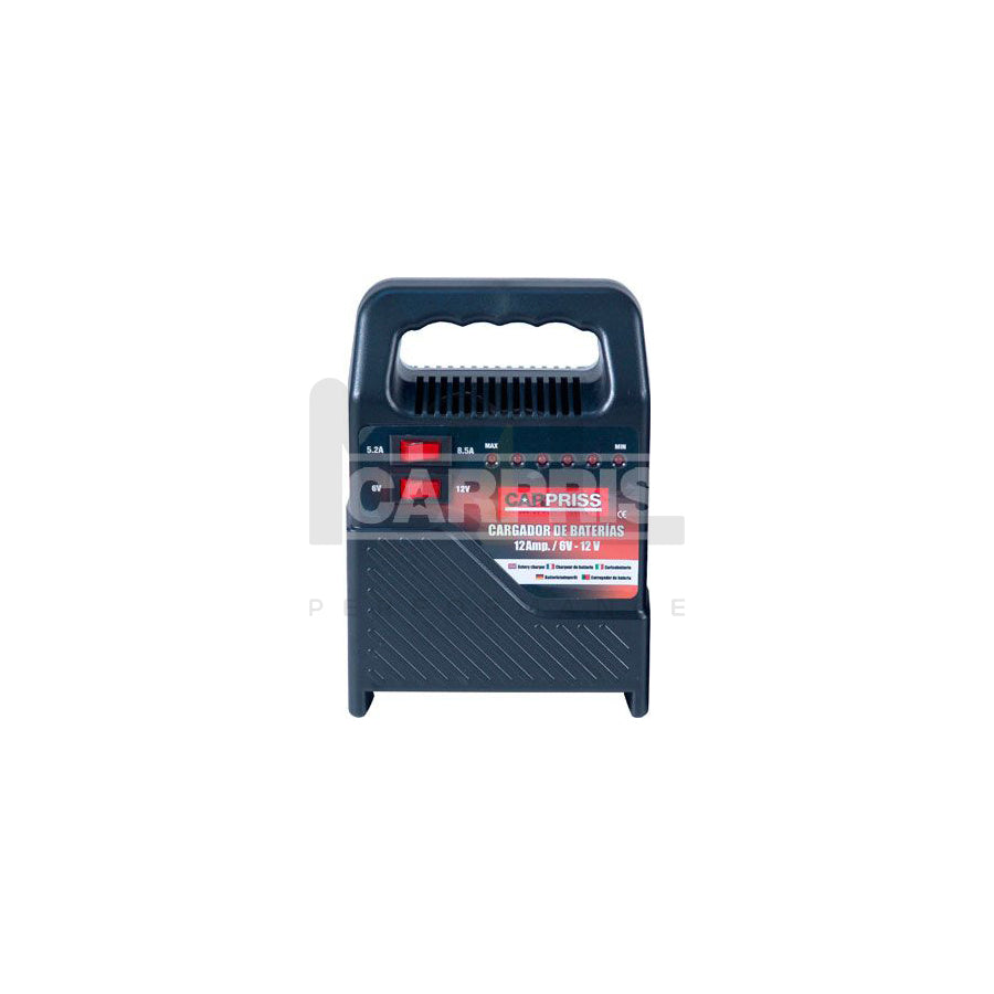 CARPRISS 70635812 Battery Charger portable, 12, 6V