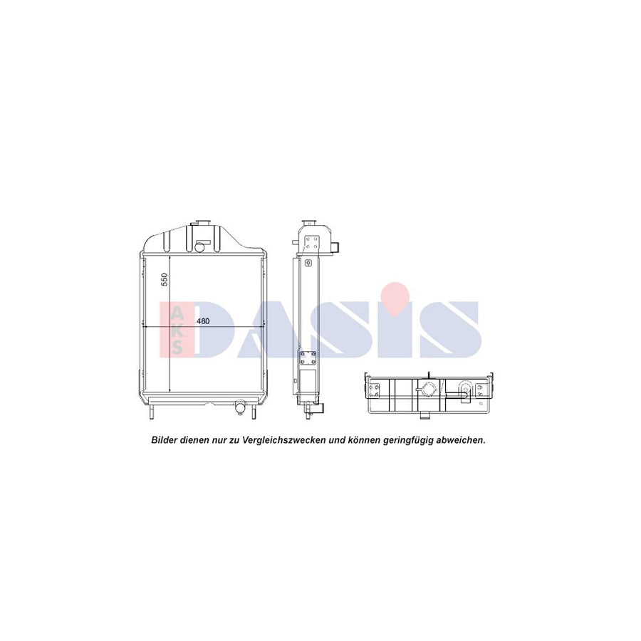 AKS Dasis 440112N Engine Radiator