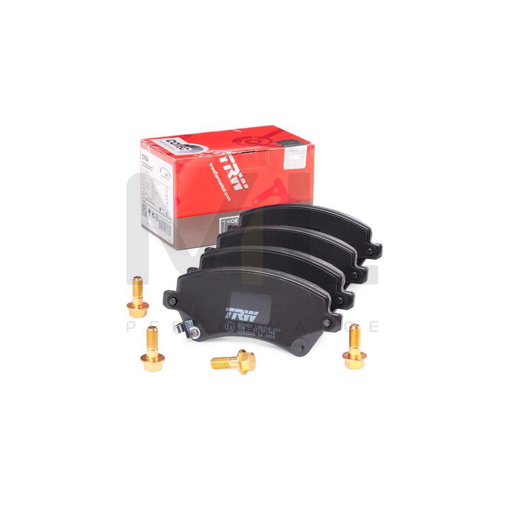 TRW Cotec Gdb3288 Brake Pad Set For Toyota Corolla With Acoustic Wear Warning, With Brake Caliper Screws, With Accessories