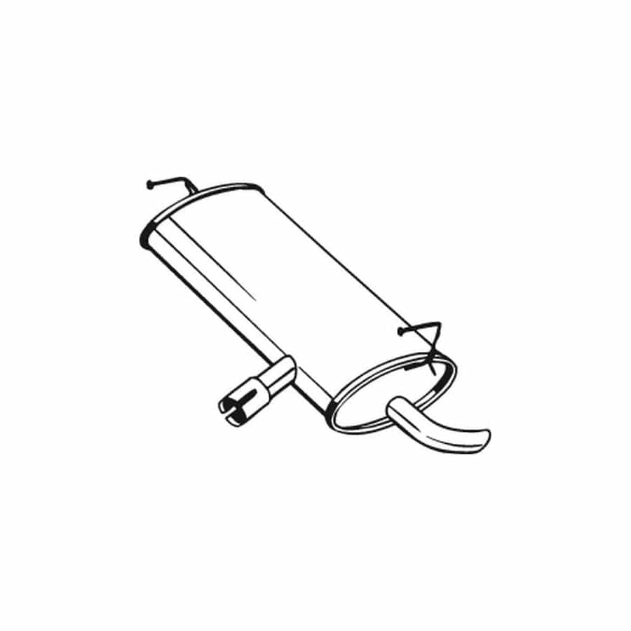 Bosal 145-203 Rear Silencer for Nissan Qashqai