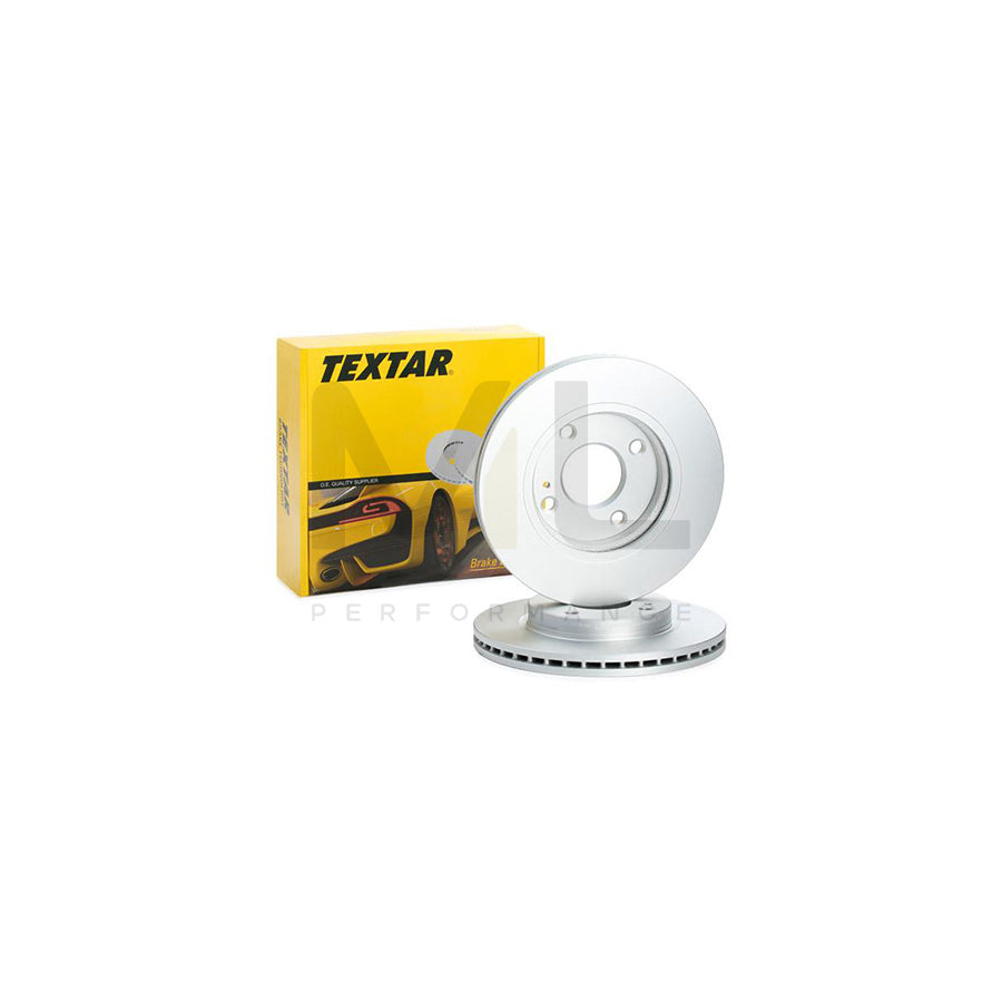 TEXTAR PRO 92176003 Brake Disc Internally Vented, Coated, without wheel hub, without wheel studs  - 1 piece