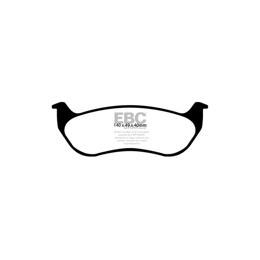 EBC PD40K2106 Jeep Wrangler Ultimax Pad & Plain Disc Kit 3 | ML Performance UK Car Parts