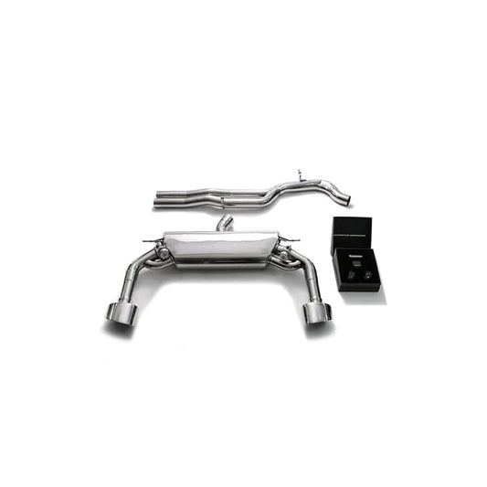 Armytrix AU8VR-DF+AU8VR-4S39C Valvetronic Exhaust System Audi RS3 8V 2.5L Turbo Sedan 2017-2020 with Dual Chrome Oval