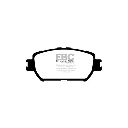 EBC DP21642 Toyota Camry Greenstuff Front Brake Pads 2 | ML Performance UK Car Parts