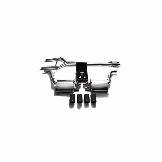 Armytrix P70N1-QS11M Valvetronic Exhaust System Porsche 970 Panamera | S | GTS 3.6/4.8L 2010-2013 with Quad Matte Black 3.5"