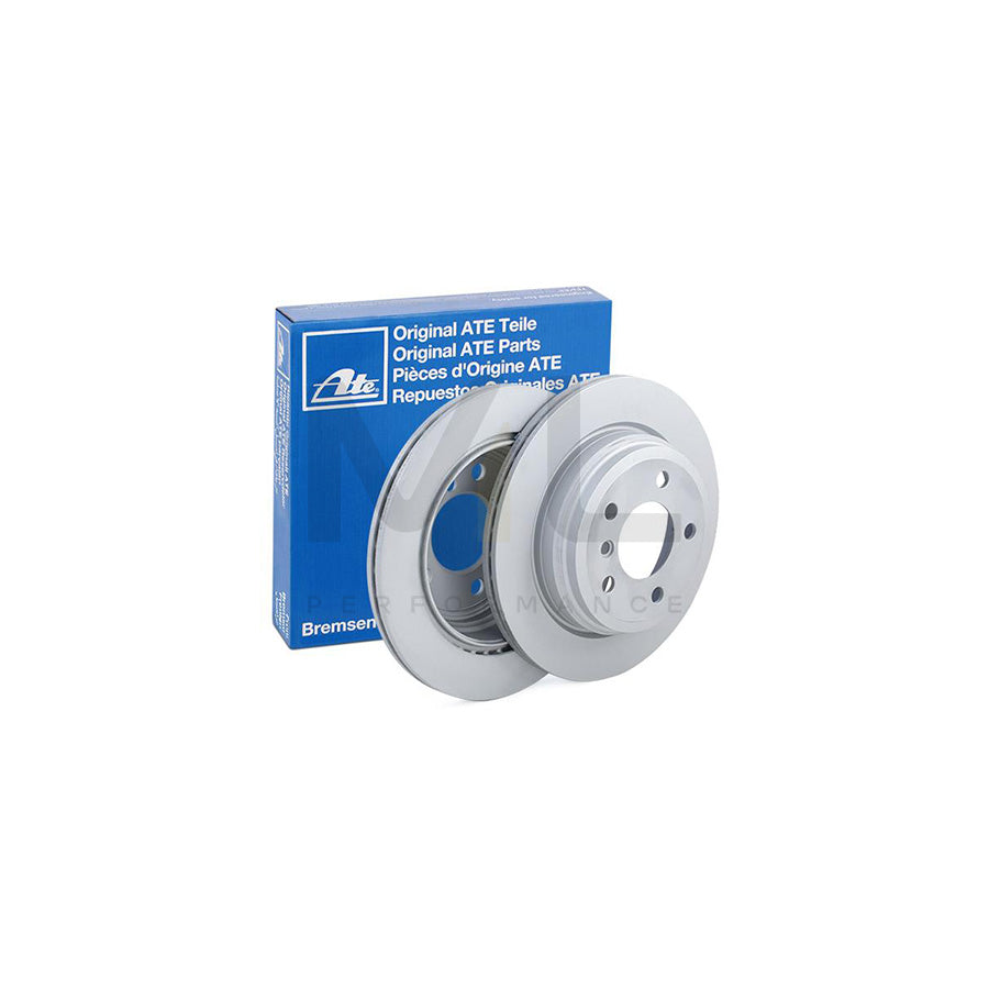 ATE 24.0120-0240.1 Brake Disc Vented, Coated, High-carbon, with bolts/screws  - 1 piece