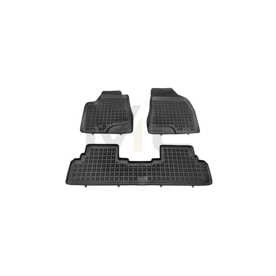 REZAW PLAST 202402 Floor mat set for LEXUS RX III (AL10) Elastomer, Front and Rear, Black
