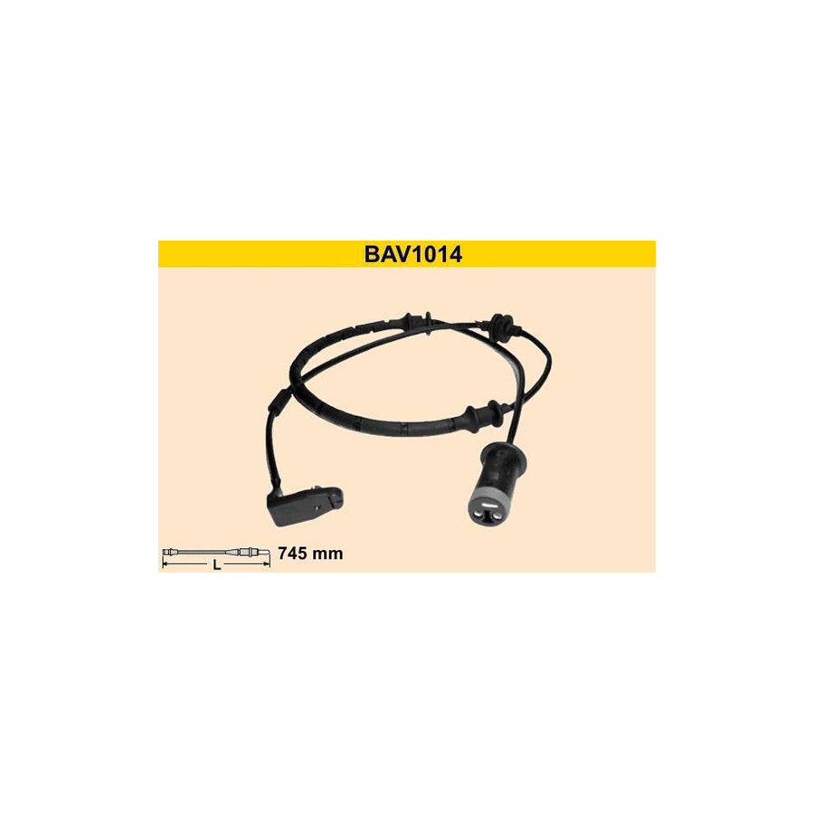 Barum Bav1014 Brake Pad Wear Sensor