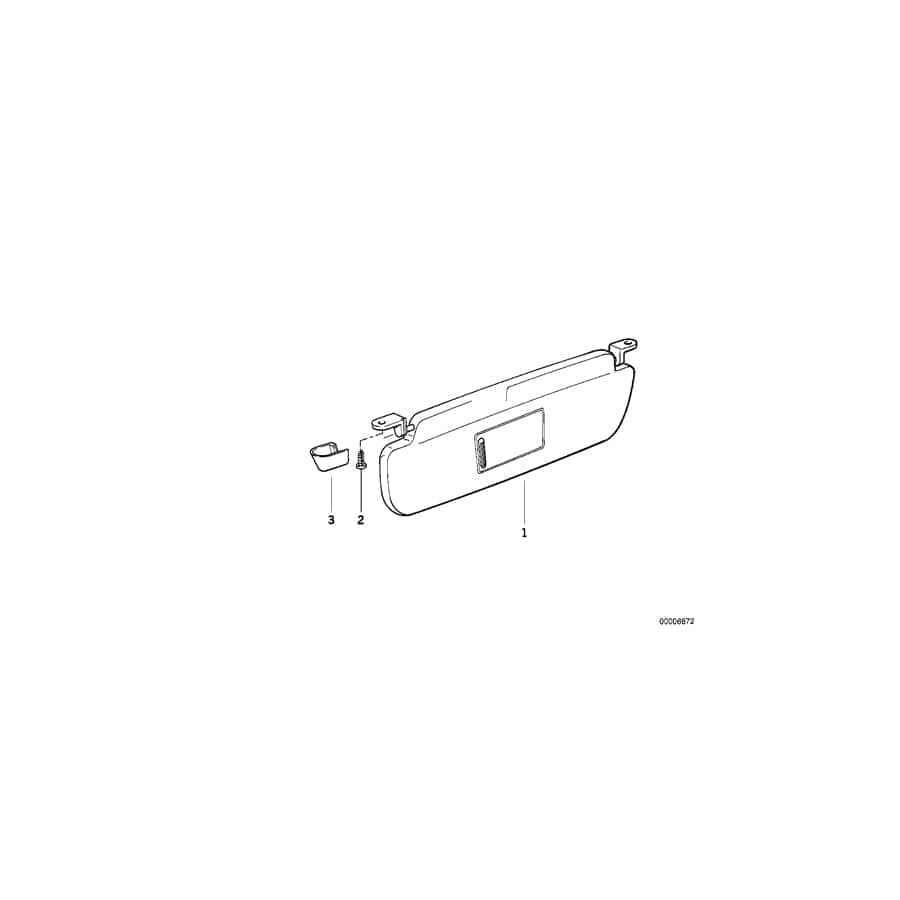 Genuine BMW 51168176282 E36 E66 Torx Bolt ISA M5X20 (Inc. 740Li, 318i & 320i)