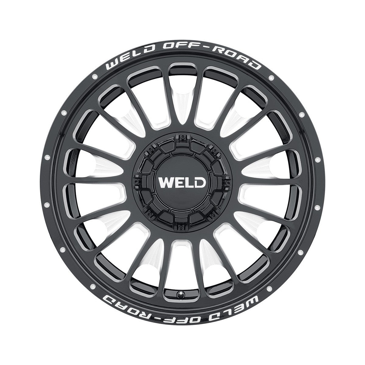 Weld W12109070500 Scorch W121 Wheel 20x9 5x139.7 ET0 BS5 Gloss Black MIL