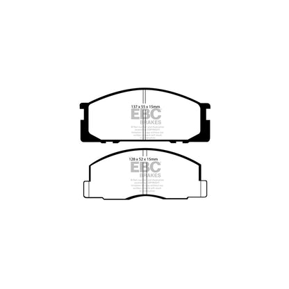 EBC DP743 Daihatsu Toyota Ultimax Front Brake Pads (Inc. Delta, Previa, Spacecruiser, Town Ace) 2 | ML Performance UK Car Parts