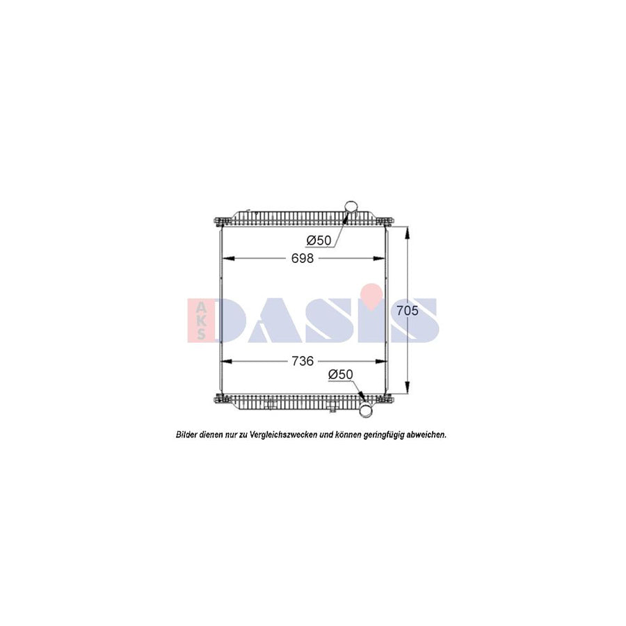 AKS Dasis 390035S Engine Radiator